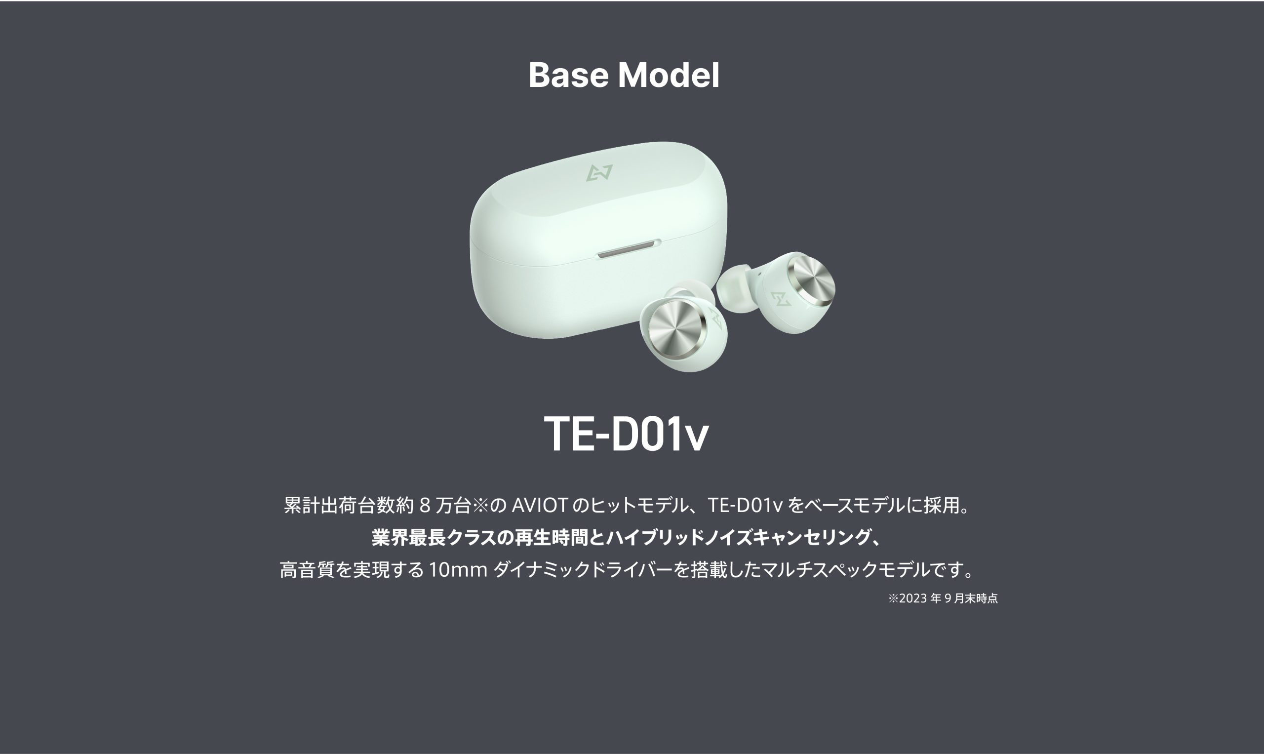 TE-D01v-AIN 製品情報｜AVIOT