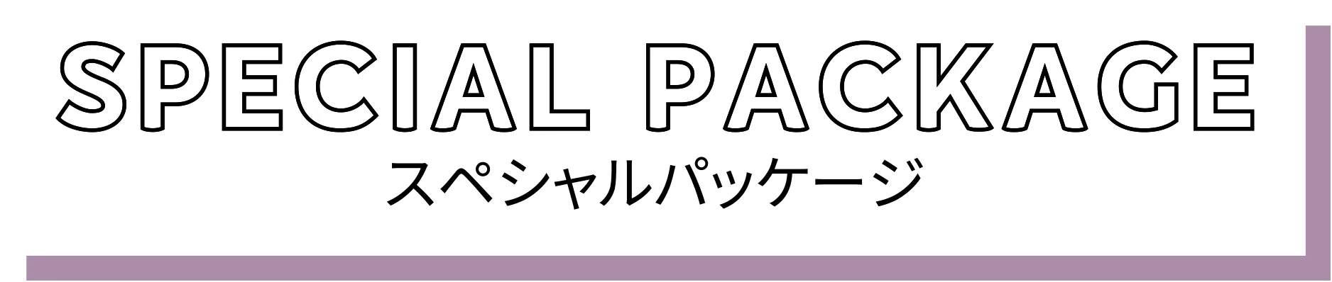 スペシャルパッケージ