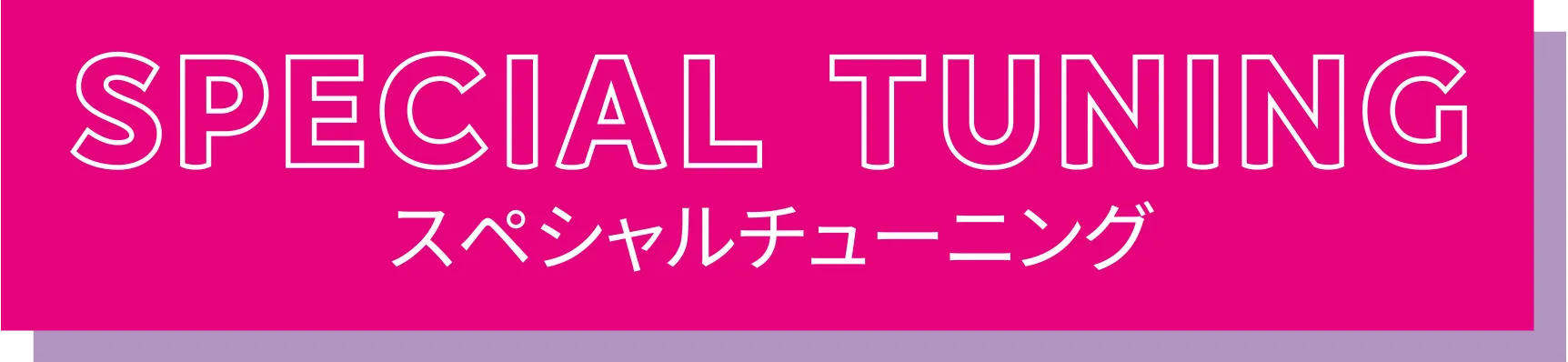 スペシャルチューニング
